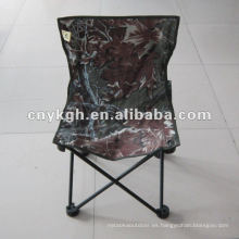 Sillón plegable de tela de camuflaje con patas de metal VEC3003